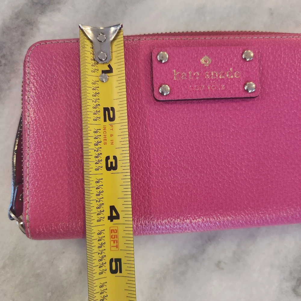 Kate Spade - Neda Wellesley Pink Zip-Around Wallet